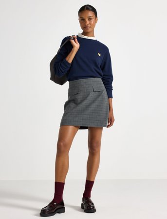 Lindex Miniskjørt - Grey - 38