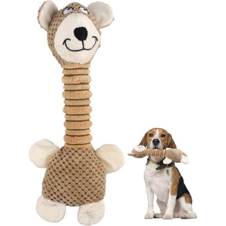 Plush Hundelegetøj med Interaktive Legetøj til Hunde med Lang Hals (Bjørn)