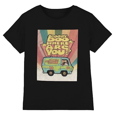 Scooby Doo Unisex Vuxen Var Är Du? T-Shirt L Svart