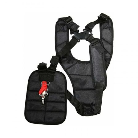 Ergonomisk dobbel skulderrem for trimmer, multifunksjonell