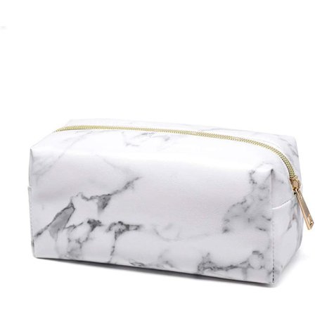 Makeup Bag, Lightweight Portable Cosmetic Bag for Women PU Leather