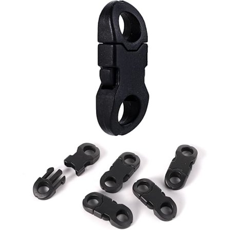 30 kpl Mini Turvallisuus Irrotettavat Soljet, Sivulta Avautuvat Muoviset Soljet Turvallisuus Irrotettavat Soljet Paracord-Kiinnityskaulakoruille