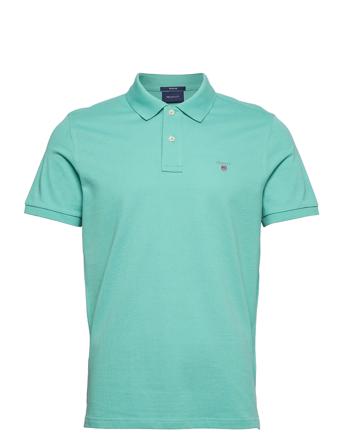 Original Pique Ss Rugger Polos Short-sleeved Grønn GANT