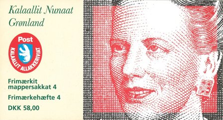 Grønland 1996 - AFA H-4 - Frimærkehæfte - Postfrisk