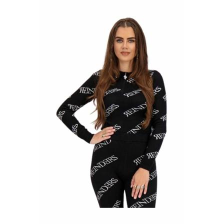 Reinders, t-shirt Zwart, Dames, Maat:S,print