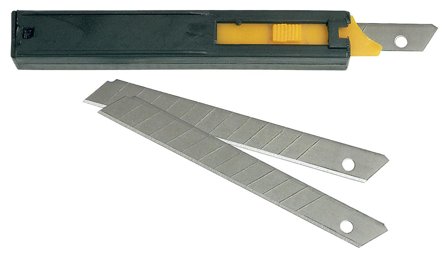 Ironside 127053 Knivblad för brytbladskniv, 10-pack 18 mm, Övriga handverktyg