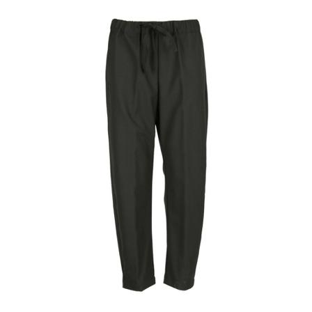 Semicouture, Straight Trousers Zwart, Dames, Maat:M