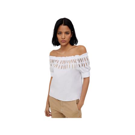 Liu Jo Tunica wa2493t4853 Hvid, Dame Bluser
