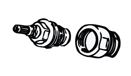 Gustavsberg GB41634579 Ventiloverstykke, Baderom