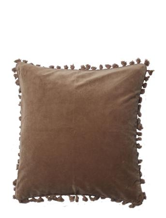 Cushion Cover Velvet Cotton W Fringe Home Textiles Cushions & Blankets Cushion Covers Ruskea C'est Bon