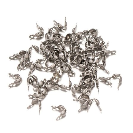 200 st Crimp Beads Sladd Knutskydd Cap Spännen 1 1