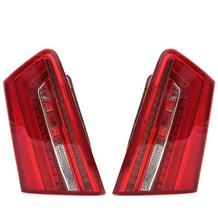 2 kpl auton LED-takasisävalot jarruvalo polttimon johdinsarjalla - A6 C7 2010-2016 4G5945093 4G5945094