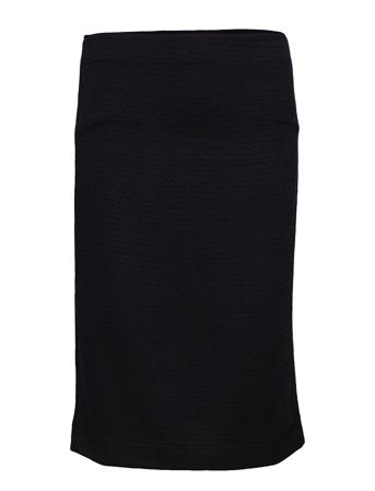 Skirt Knälång Kjol Svart Noa Noa