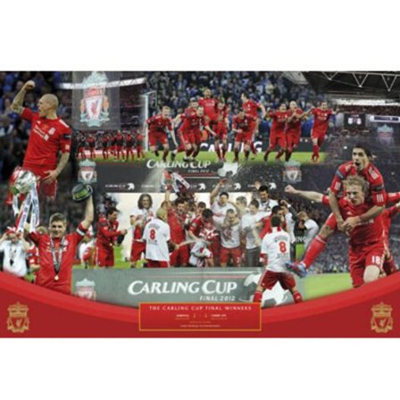 Liverpool Plakat Carling Cup Vindere 85