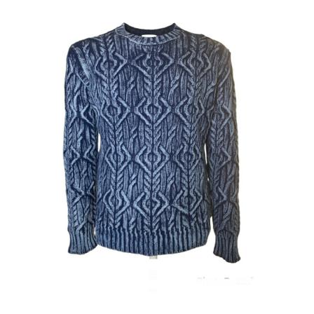 Altea, Round-neck Knitwear Blauw, Heren, Maat:L