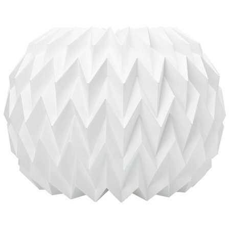Enkel och kreativ hopfällbar origami-lampskärm, lämplig för hemmabarer och pendellampor.