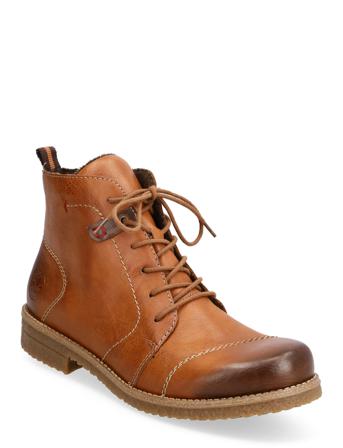 73501-24 Shoes Boots Ankle Boots Laced Boots Brun Rieker
