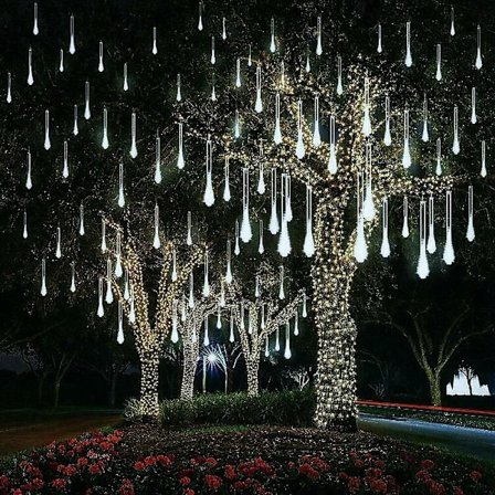 Meteorsværm Julelys Udendørs Lys Juledekoration