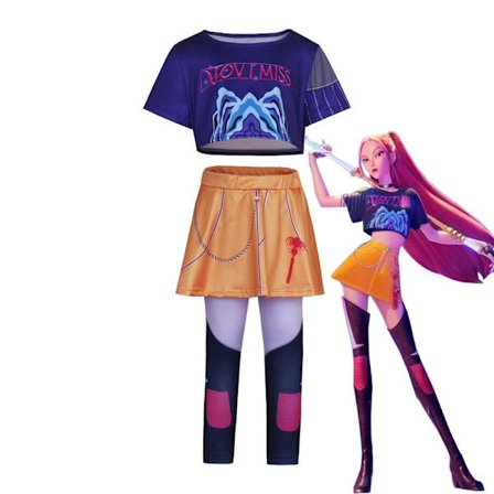 Halloween Demon Slayer Cosplay Kostume | K-Demon Slayer Mira Zoi Rumy Anime Outfit Familie Par Cosplay*Mira (top + nederdel)*150 Mira (top + nederdel)