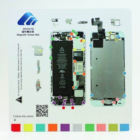 Magnetisk skruvmatta till iPhone 5S