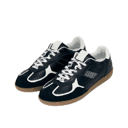 Alohas Tb.490 Rife Grain Black & White Leather Sneakers Dam Flerfärgad 40