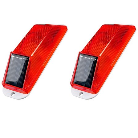 2st Trafikljus Solar Strobe Varningsljus Nödlysdiod