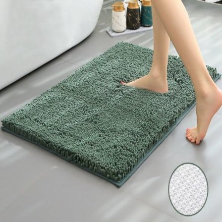 Badrumsmatta Rektangulär Badkarsmatta BAKGRUND GRÖN