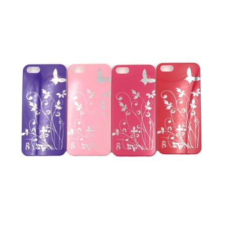 Butterfly Cover iPhone 5 / 5S / SE (1. sukupolvi) - enemmän värejä Red