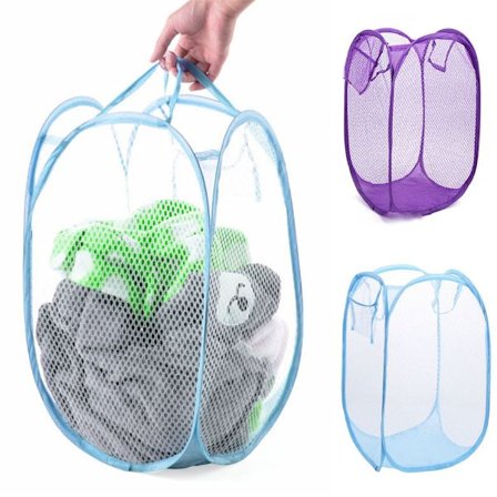 Hopfällbar tvättkorg Vikbar popup-tygkorg - high quality