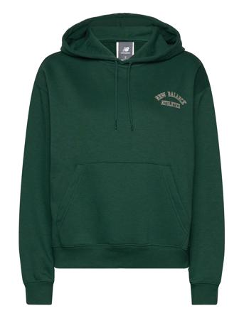 Graphic Fleece Hoodie Sport Women Sport Clothing Sport Sweat-shirts & Hoodies Sport Hoodies Green New Balance