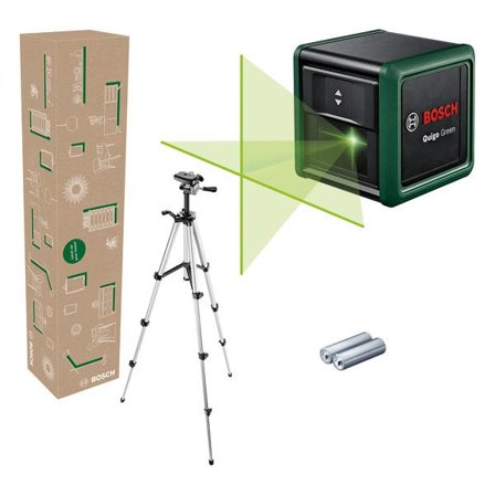 Bosch DIY Quigo Green Set Korslaser grön laser, Laserinstrument