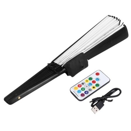 LED-glødende vifte Lysende foldevifte LED-papirvifte