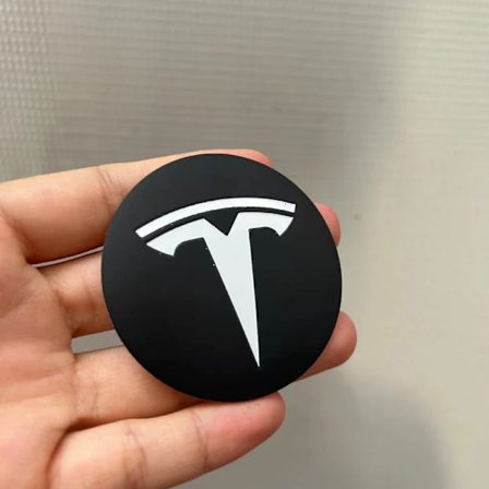 4 st Bil Hjul Nav Mitt Kapslar Skydd Dekaler Dekal för Tesla Model 3 Y S X