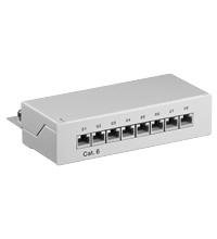 Goobay NET PATCH PANEL CAT6 8 PORT BEIGE