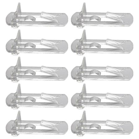 30 kpl Kaapin hyllynkannattimet Läpinäkyvät hyllynkannattimet kotiin ja kauppaan