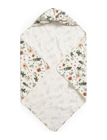 Hooded Towel - Meadow Blossom Home Bath Time Towels & Cloths Towels Multi/mønstret Elodie Details