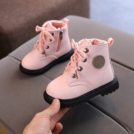 Nya Vinter Baby Snow Boots Barn Mjuk Sole Walking Skor
