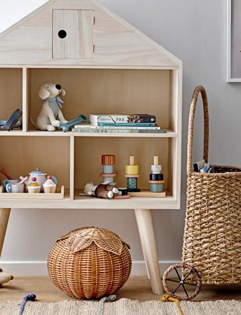 Bloomingville Gentrim Legetøjsmad, Multi Farvet, Krydsfiner Sæt Of 8 - Multi/patterned - ONE SIZE