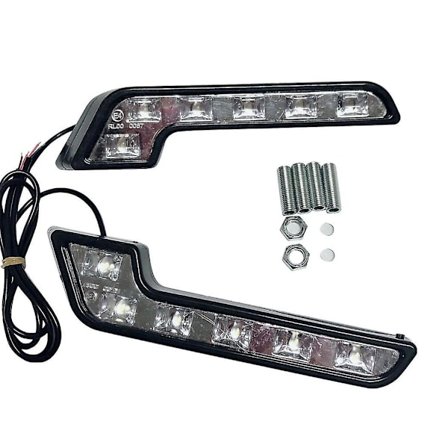 2x 12V Super Bright DRL LED Päiväajovalot Autoille, Vedenkestävä LED-ajovalojen Sumuvalo