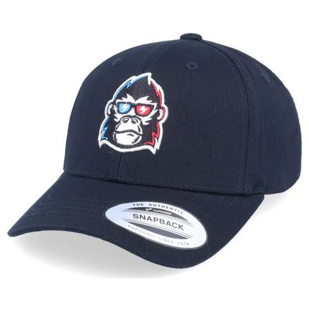 Kiddo Cap - Svart adjustable Keps - Kids 3D Gorilla Black Adjustable @ Hatstore