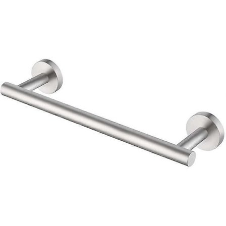 Håndklædestang Badeværelse Håndklædeholder Køkken Viskestykke Hænger SUS304 Rustfrit Stål RUSTFRI Vægmontering Børstet Stål, Total Længde 12 Tommer