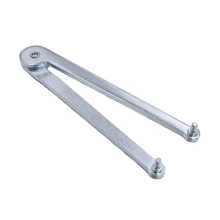 Stiftnøgle 4 mm vinkelslibernøgle 150 mm ergonomisk håndtag til runde møtrikker