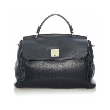 MCM Pre-owned, Pre-owned Handbags Zwart, Dames, Maat:ONE Size
