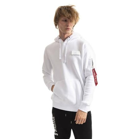 Alpha Industries, Blouse 178314 09 Wit, Heren, Maat:L