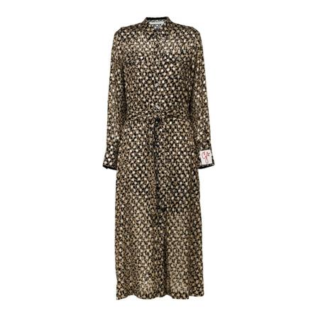 Golden Goose, Dress Bruin, Dames, Maat:XS,polyester