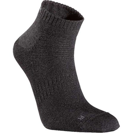 Seger Running Thin Wool Low Cut Unisex workout socks Black 46-48