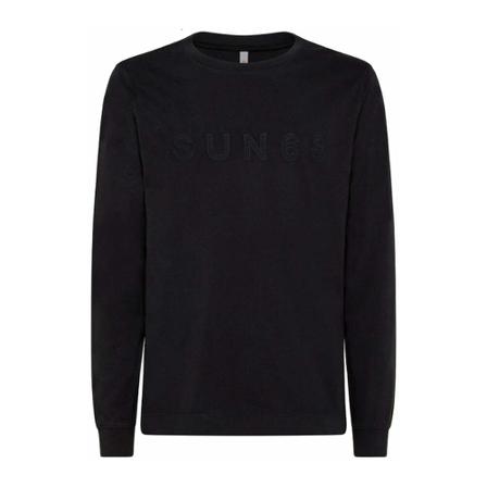 Sun68, Round-neck Knitwear Czarny, Mężczyzna, Rozmiar: S