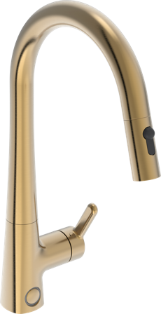 Oras Inspera 3031F-81 Köksblandare utdragbar pip Borstad brons, Badrum