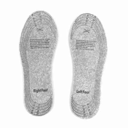 Barnstorlek 29-36 Thermo / Filt sulor klippbar till rätt storlek