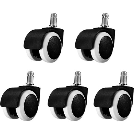 /#/5 kpl Vaihda Yleiset Toimistotuolin Rullat, Sopii Hiljaiseen Kaareen/#/